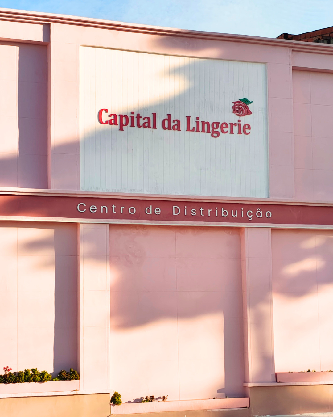 Fachada do centro de distribuição